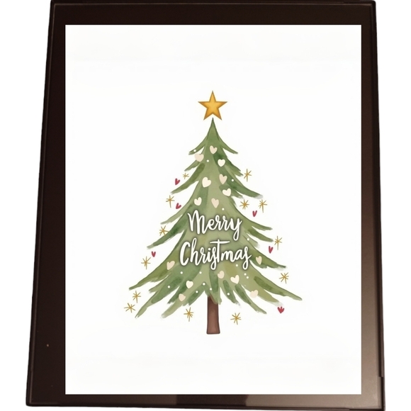Handmade Other - Merry Christmas In A Frame 8x10 Picture AI Print